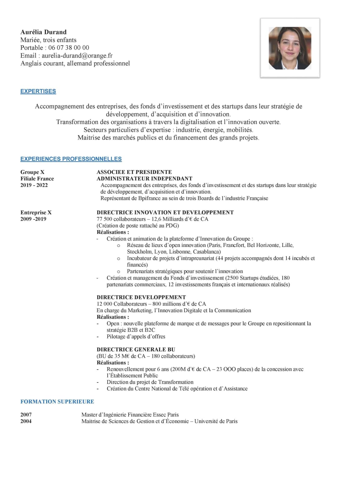 resume preview